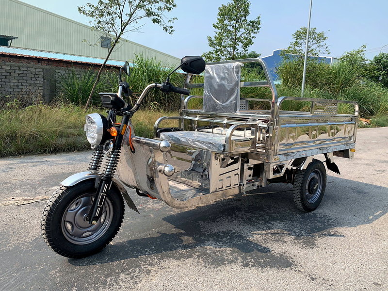 SpeedX 1.6 INOX — Xe điện ba bánh thùng inox 304